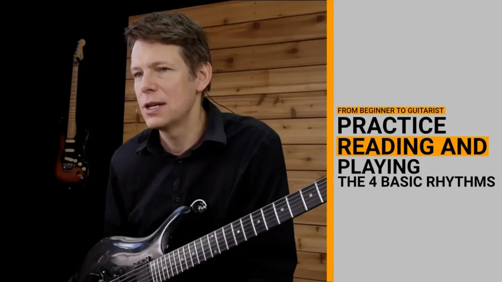 Video thumbnail for an assignment for practicing to read and play the 4 basic rhythms