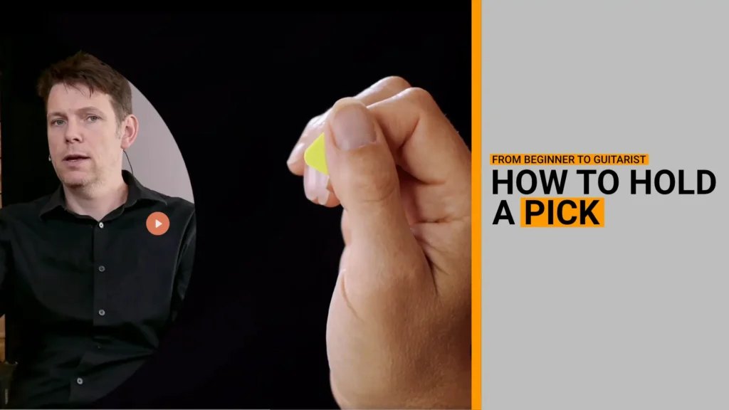 learn how to hold a pick for better picking technique
