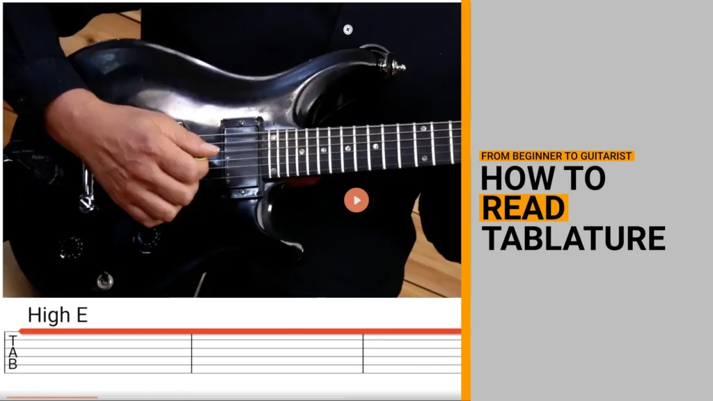 learn how to read tablature for the guitar