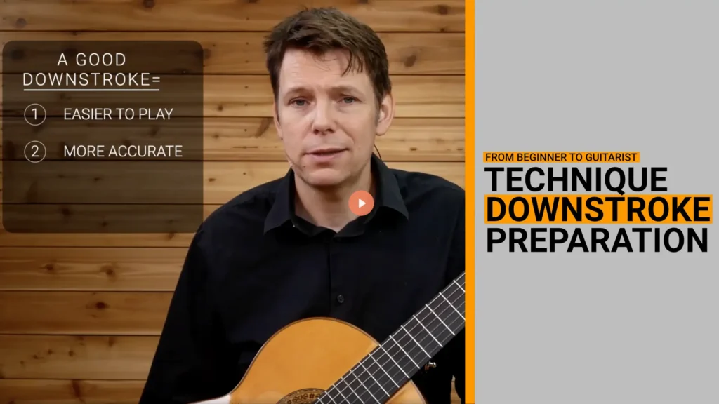 how to prepare for a downstroke